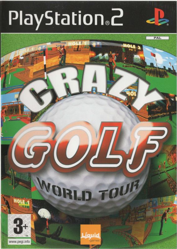 Crazy Golf box art for Playstation 2